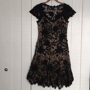 Sue Wong Beaded & Embroidered Dress Size 10 NWOT